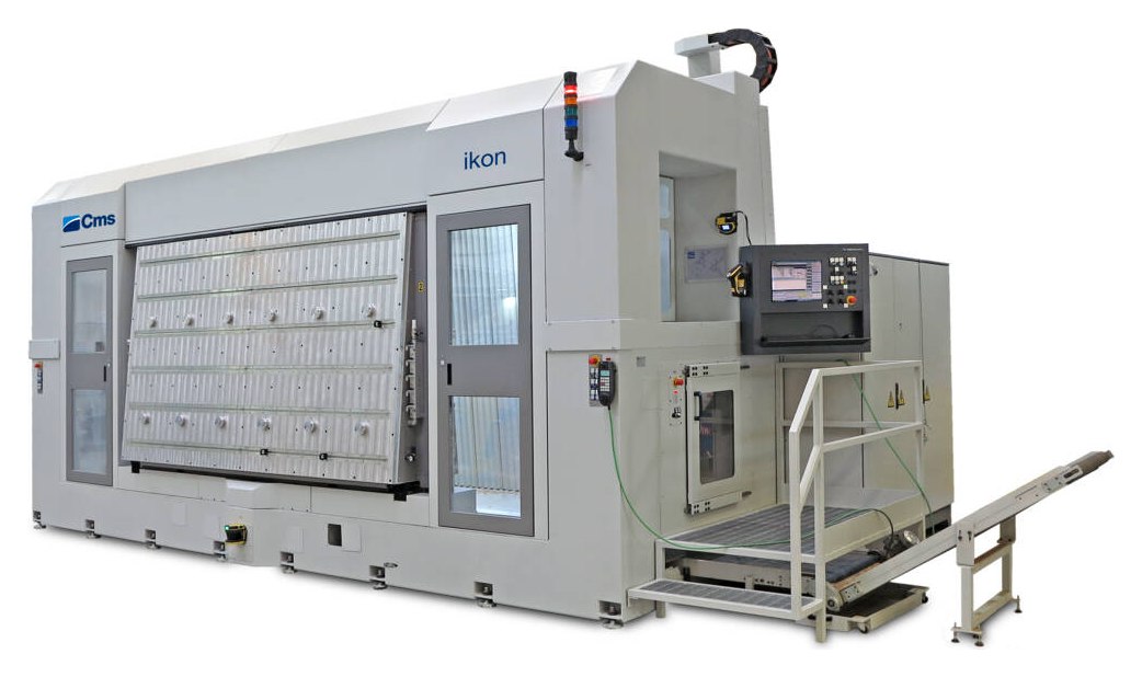 CMS Ikon horizontal 5-axis machining center with vertical rotating tables